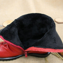 Stub toe leather ankle boots