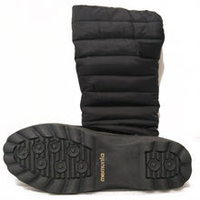 Long quilted flat boot