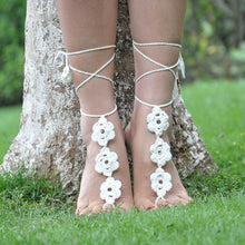 Crochet foot adornment