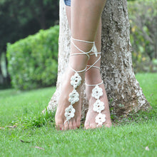 Crochet foot adornment