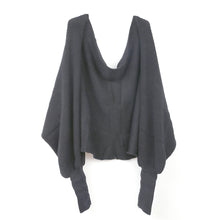 Lightweight knitted wrap jumper