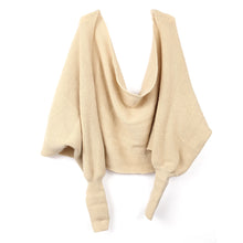 Lightweight knitted wrap jumper