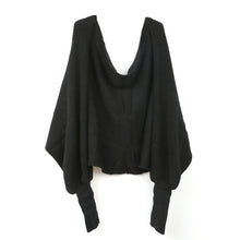 Lightweight knitted wrap jumper