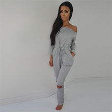 Bardot slash knee jumpsuit